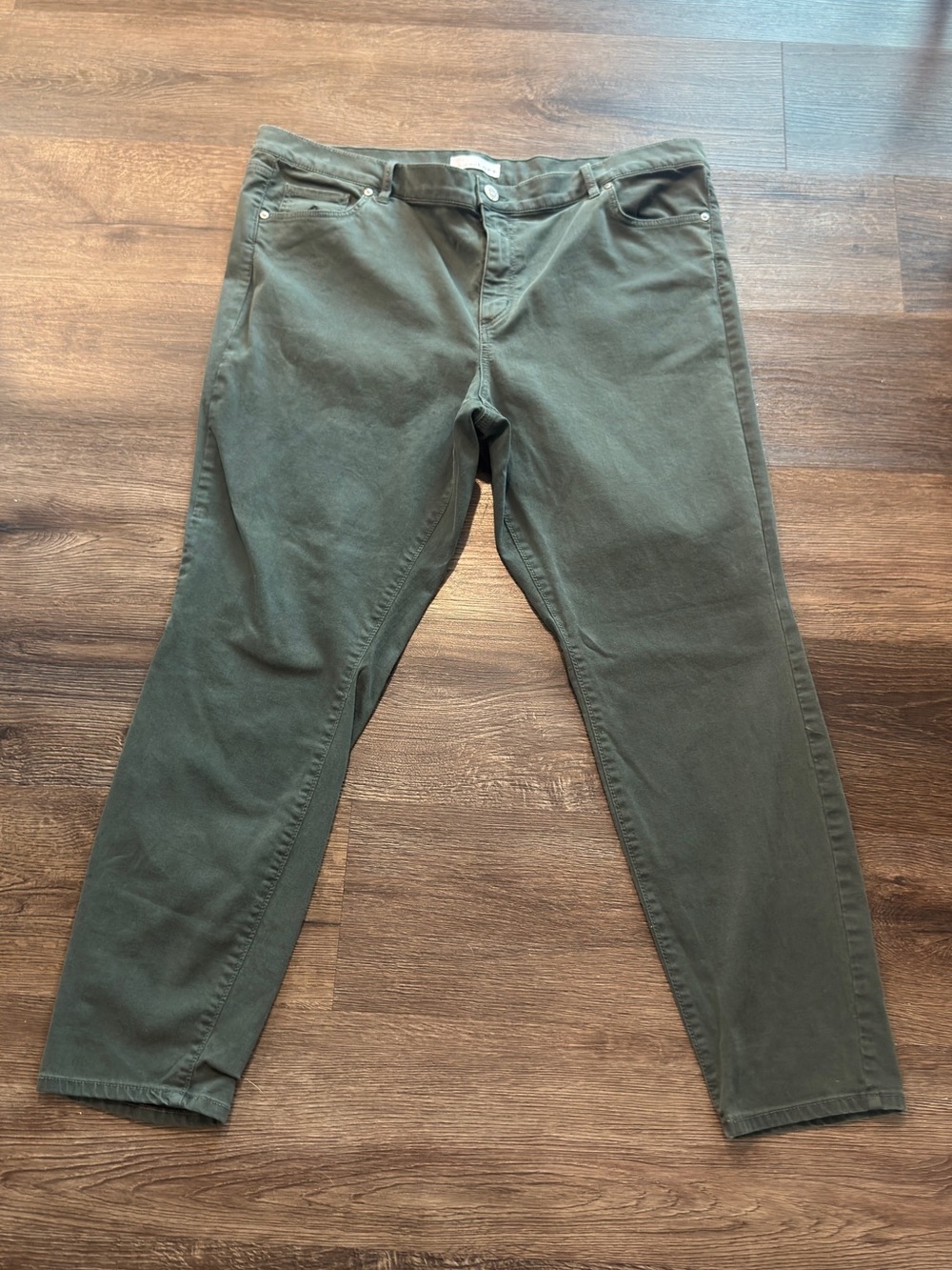 LOFT women's Olive Chino Pants. Sz 18